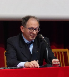 Dr. Franco Balzaretti, vice presidente Amci Italia del Nord, membro Consulta Nazionale Cei, al convegno 20 maggio 2017, presso la Casa della Divina Provvidenza Cottolengo Torino